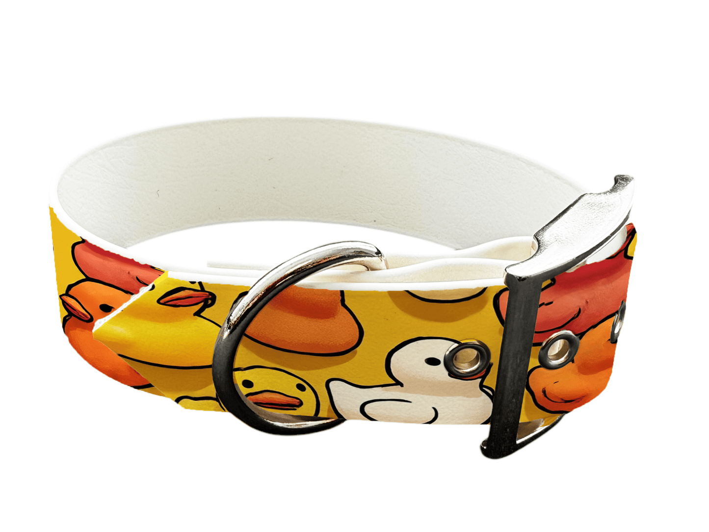 L'atelier du Fourmilier Colliers 249 Collier large pour chien en BioThane® imprimé – Collection animaux pop/kawaii – 38mm