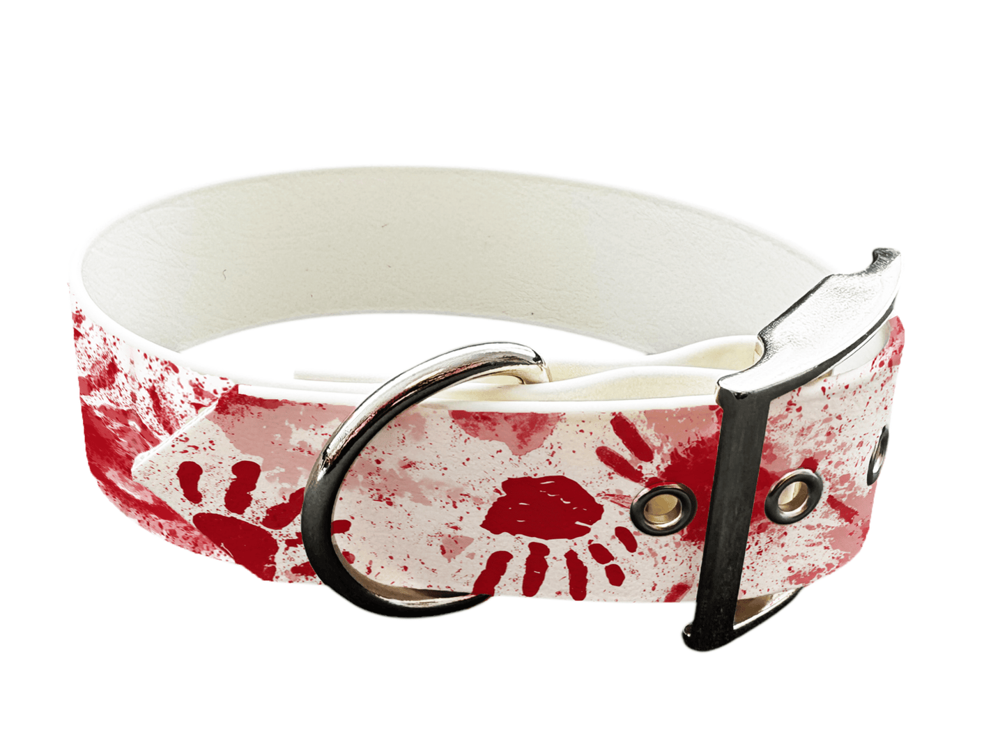 L'atelier du Fourmilier colliers 284 Collier pour chien en BioThane® imprimé – Collection Halloween– 19mm