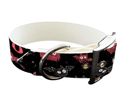 L'atelier du Fourmilier colliers 289 Collier pour chien en BioThane® imprimé – Collection Halloween– 19mm
