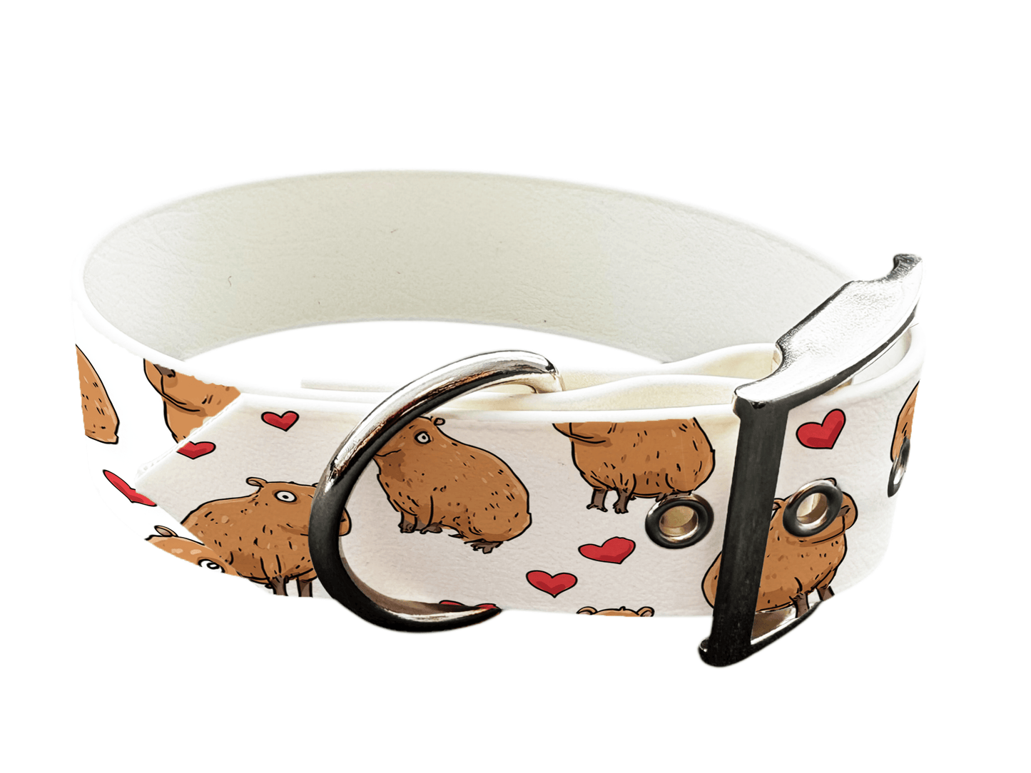 L'atelier du Fourmilier colliers 360 Collier pour chien en BioThane® imprimé – Collection Saint Valentin– 19mm