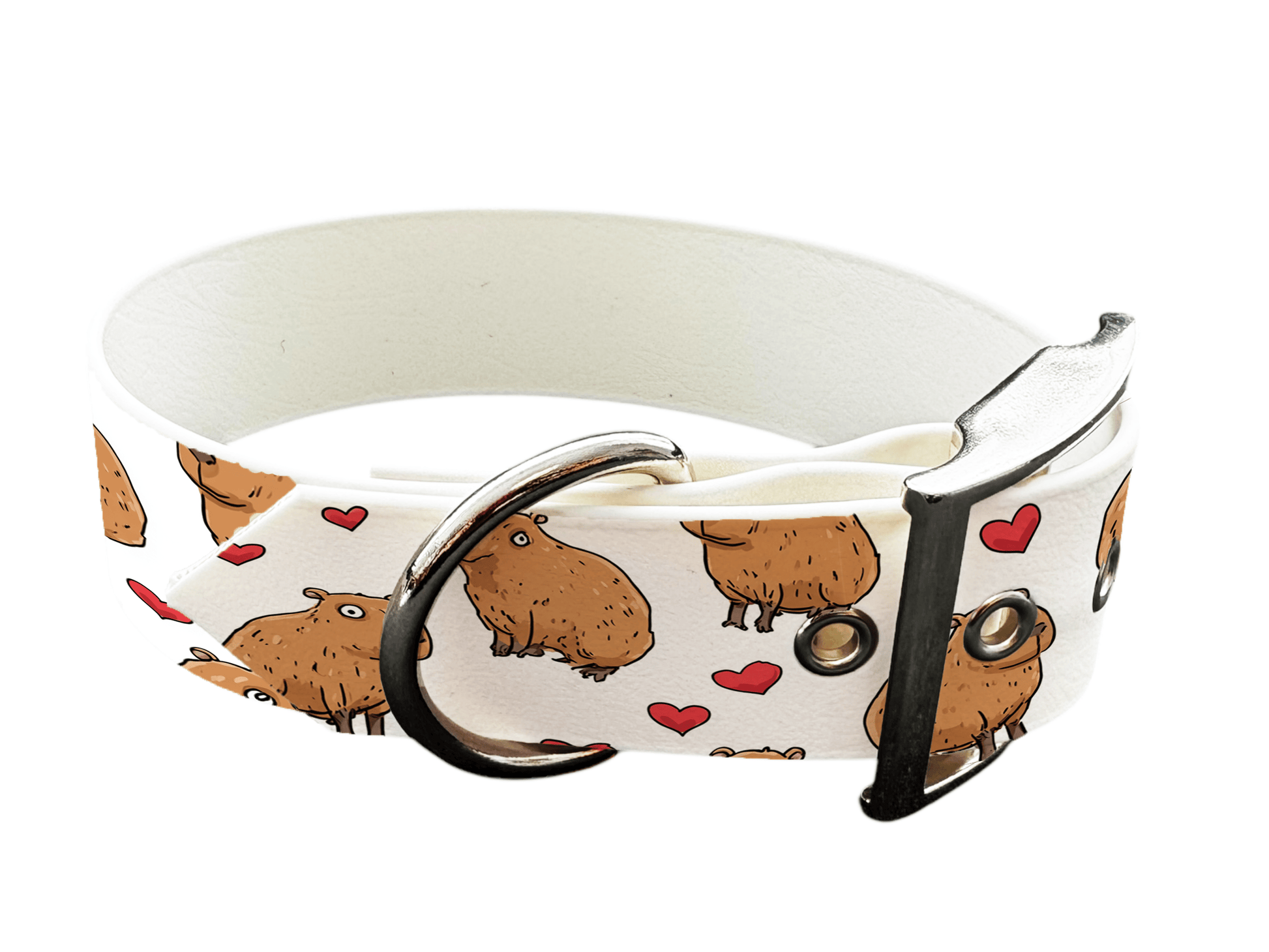 L'atelier du Fourmilier colliers 360 Collier pour chien en BioThane® imprimé – Collection Saint Valentin– 19mm