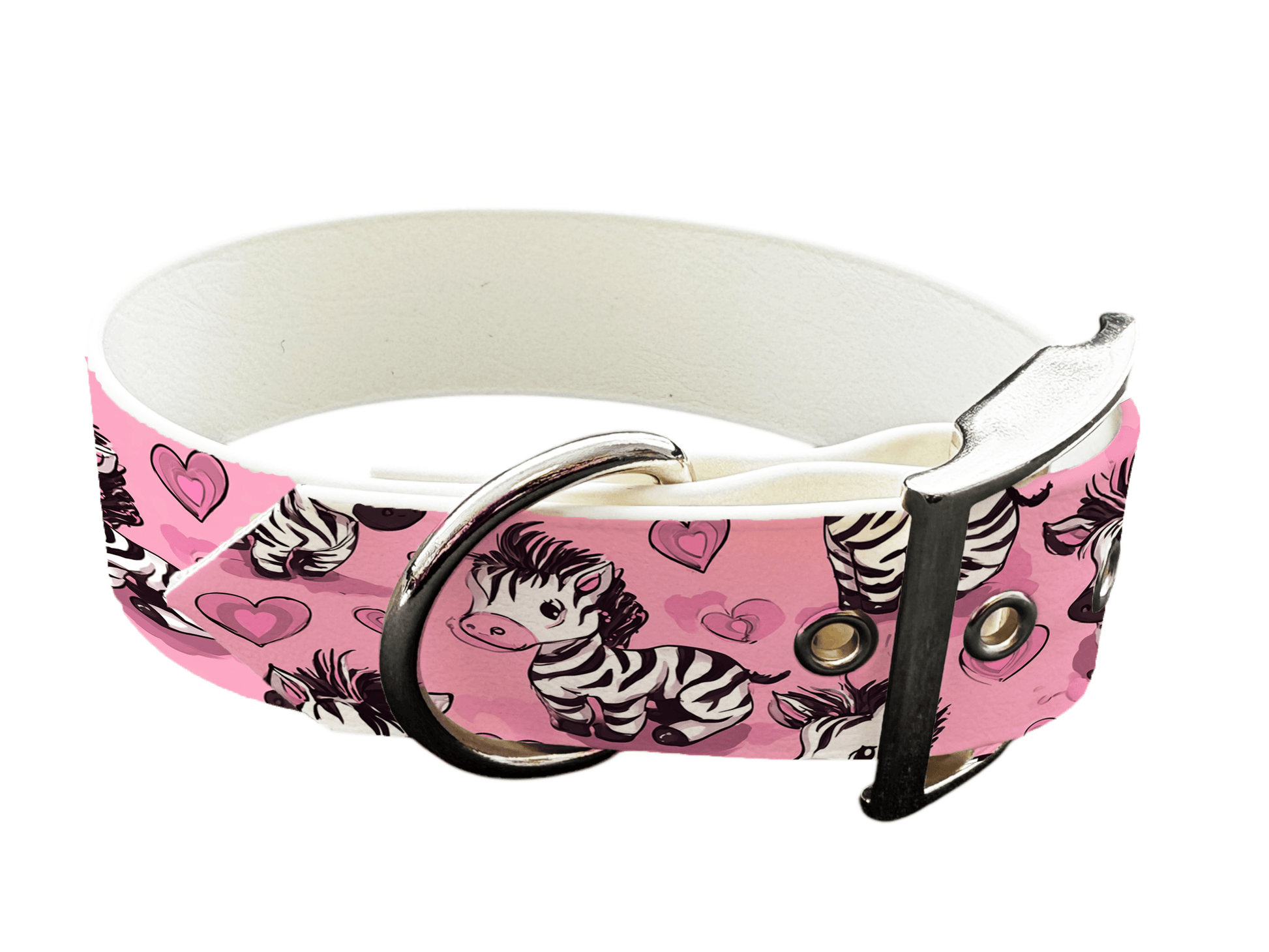 L'atelier du Fourmilier colliers 361 Collier pour chien en BioThane® imprimé – Collection Saint Valentin– 19mm