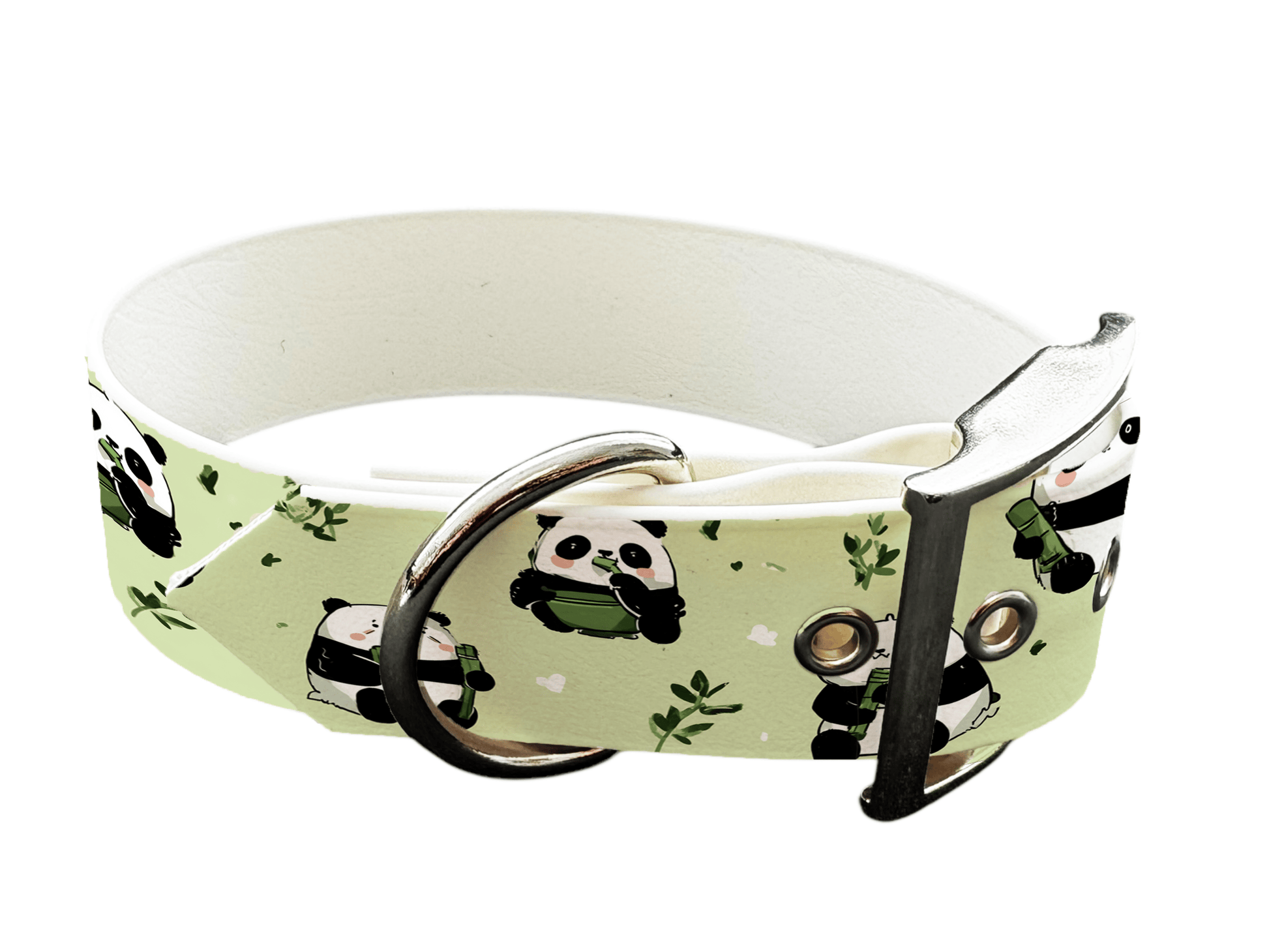 L'atelier du Fourmilier Colliers 404 Collier large pour chien en BioThane® imprimé – Collection animaux pop/kawaii – 38mm