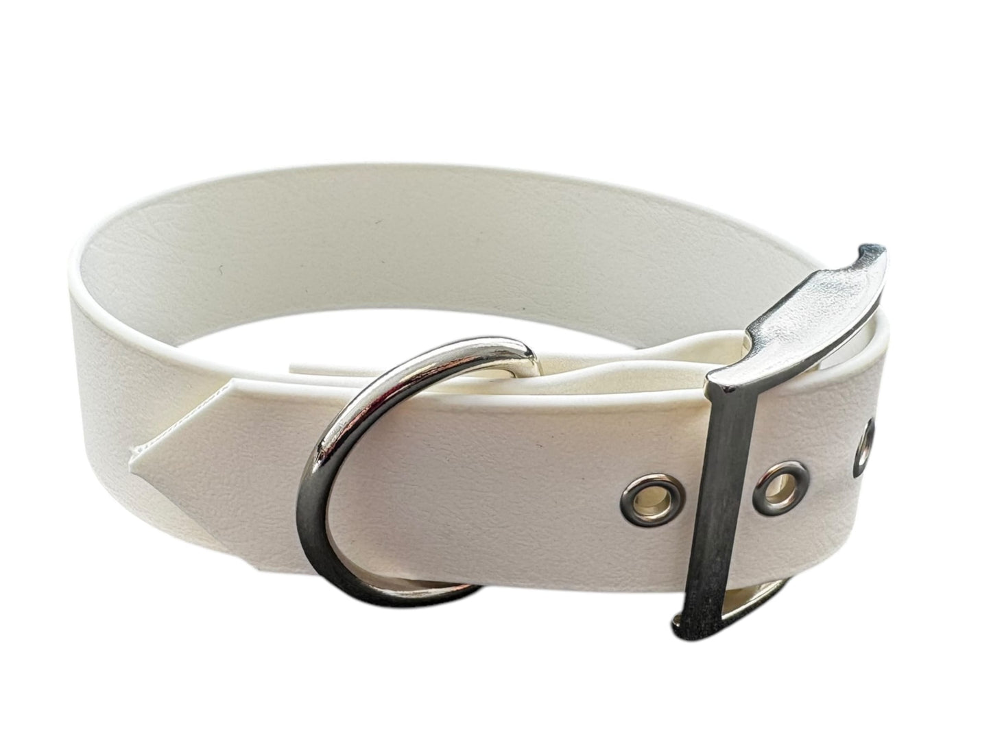 L'atelier du Fourmilier Colliers Blanc Collier large (38mm)