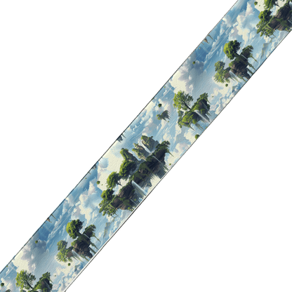 L'atelier du Fourmilier Colliers Collier large pour chien en BioThane® imprimé – Collection paysage– 19mm