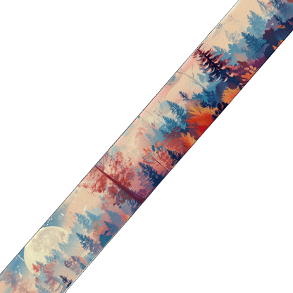 L'atelier du Fourmilier Colliers Collier large pour chien en BioThane® imprimé – Collection paysage– 38mm