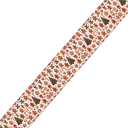 L'atelier du Fourmilier colliers Collier pour chien en BioThane® imprimé – Collection Noël– 25mm
