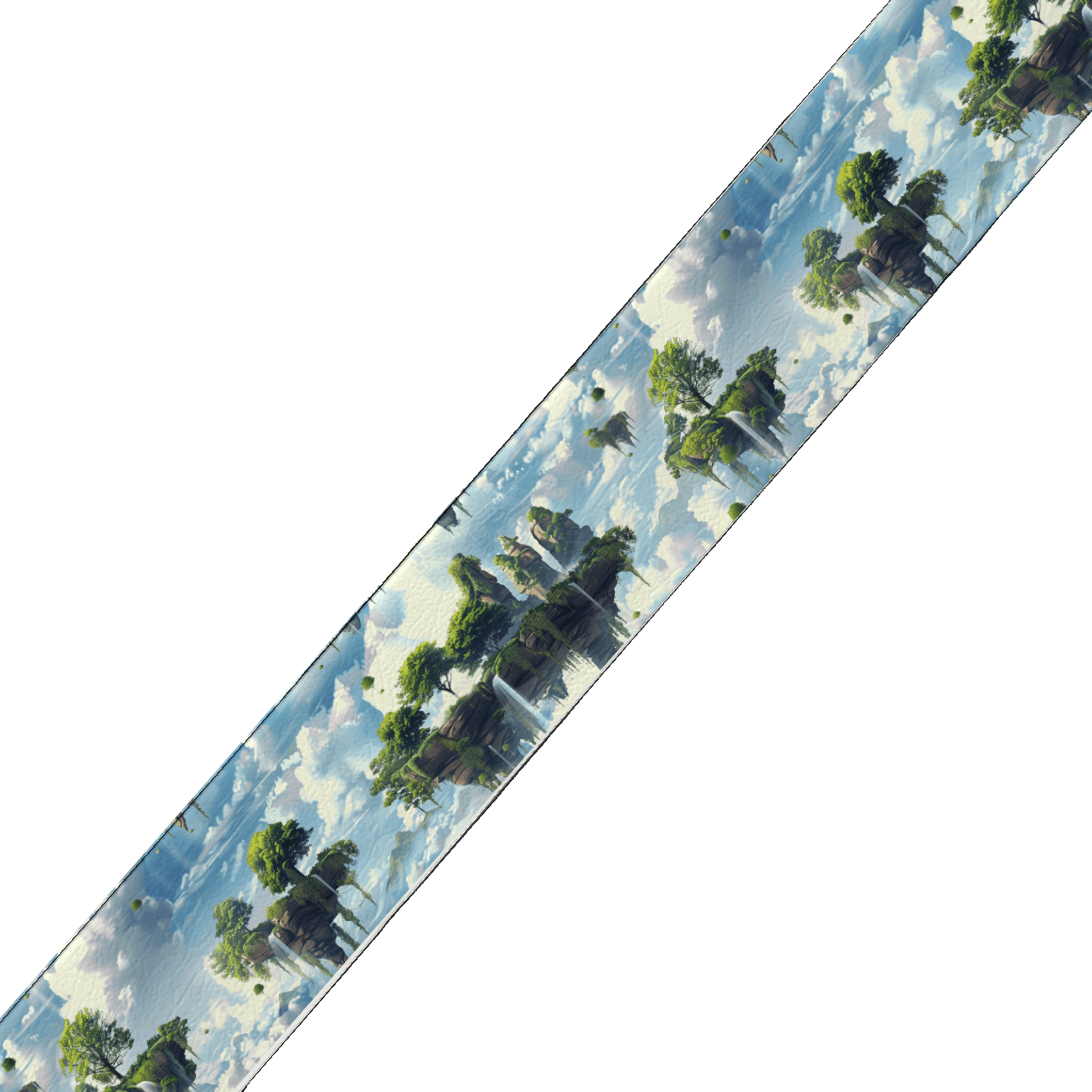 L'atelier du Fourmilier Colliers Collier pour chien en BioThane® imprimé – Collection paysage– 25mm