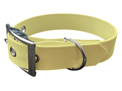 L'atelier du Fourmilier Colliers Jaune Pastel Collier moyen (25mm)