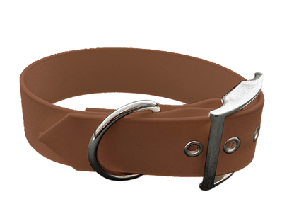 L'atelier du Fourmilier Colliers marron clair Collier large (38mm)