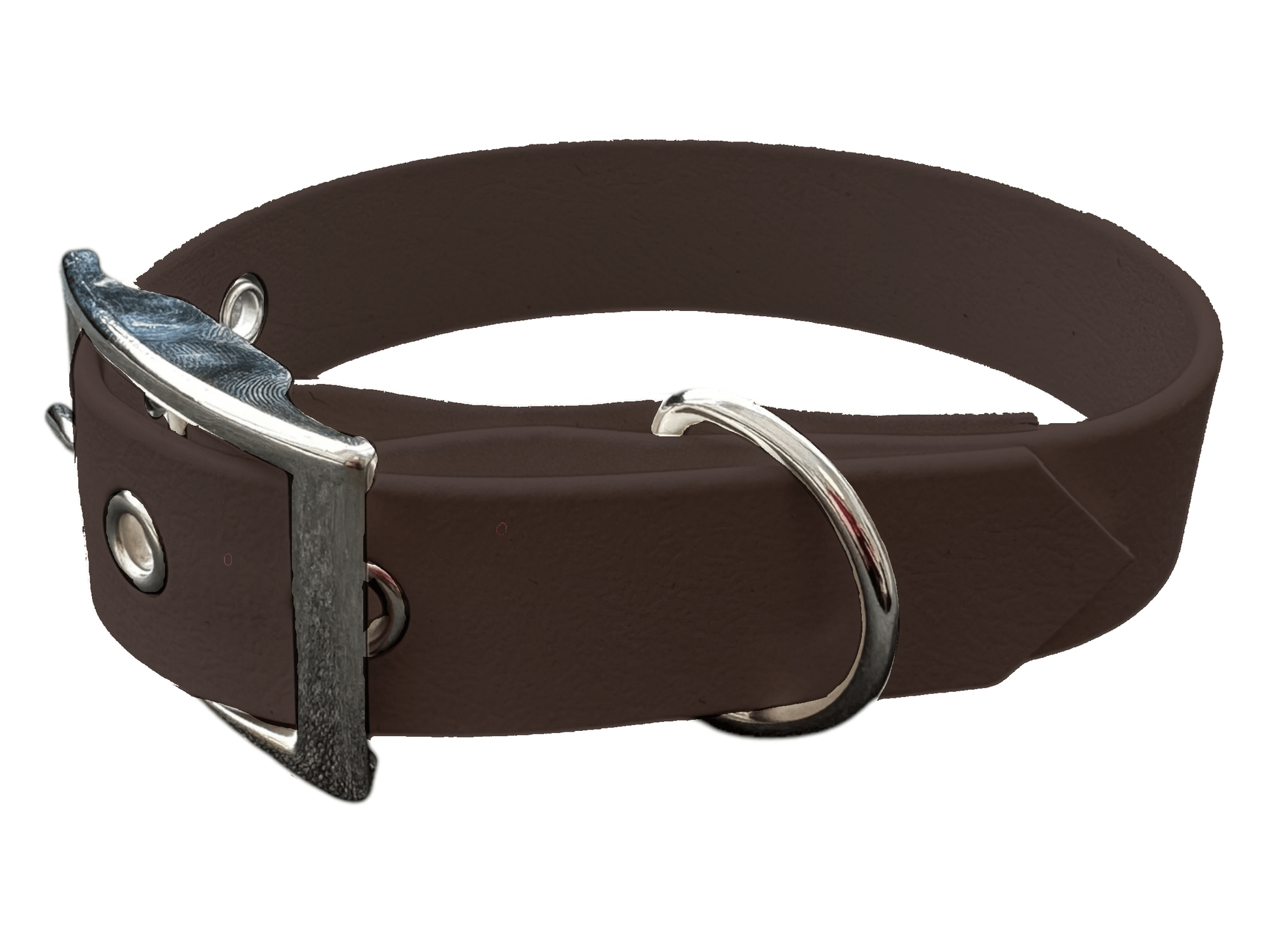 L'atelier du Fourmilier Colliers Marron Foncé Collier Fin (19mm) – Élégance et Solidité