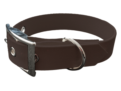 L'atelier du Fourmilier Colliers Marron Foncé Collier Fin (19mm) – Élégance et Solidité