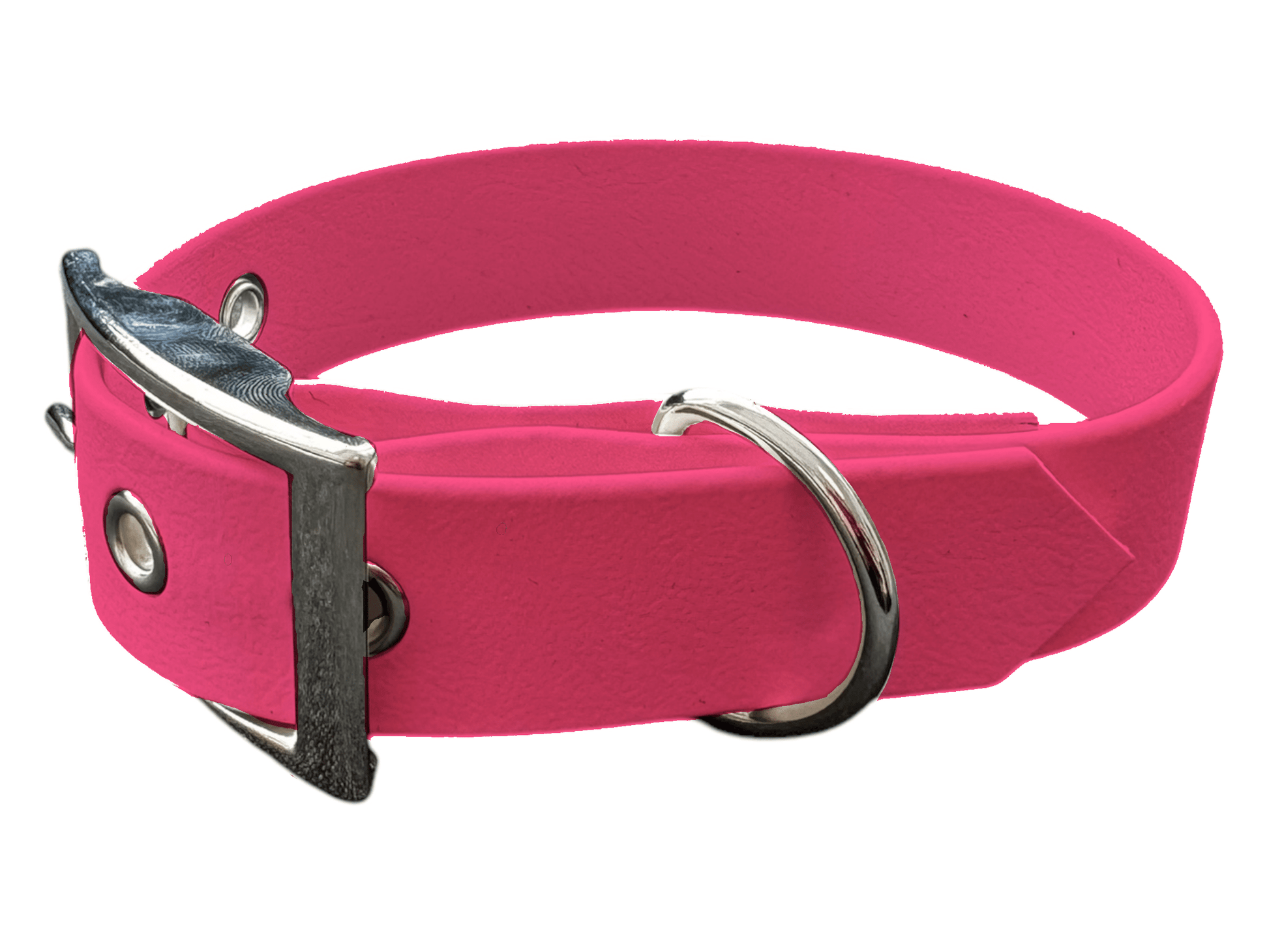 L'atelier du Fourmilier Colliers Rose Fluo Collier moyen (25mm)