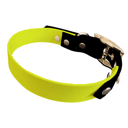Collier Bicolore en BioThane®  19 mm – coloris personnalisable