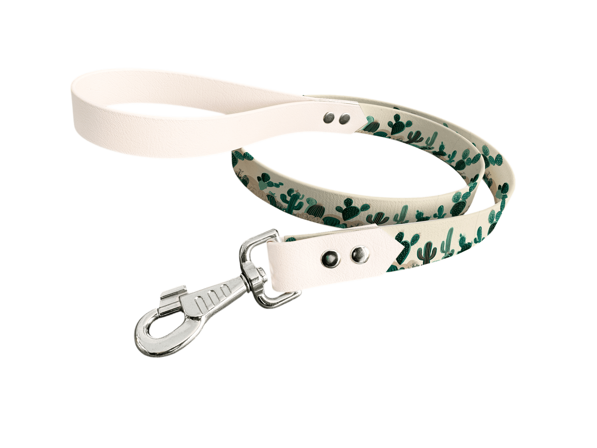 L'atelier du Fourmilier Laisse bicolore longe imprimée 19mm / 401 Laisse en BioThane® avec longe imprimée – Collection Fleur - Coloris au choix