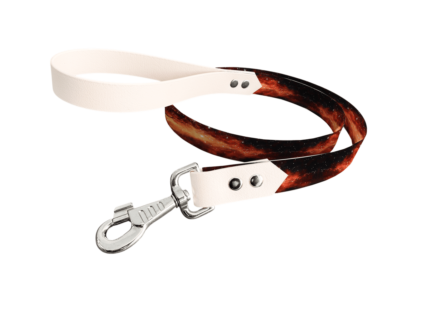 L'atelier du Fourmilier Laisse bicolore longe imprimée 203 / 19mm Laisse bicolore en BioThane® avec longe imprimée – Collection Paysages- Coloris au choix