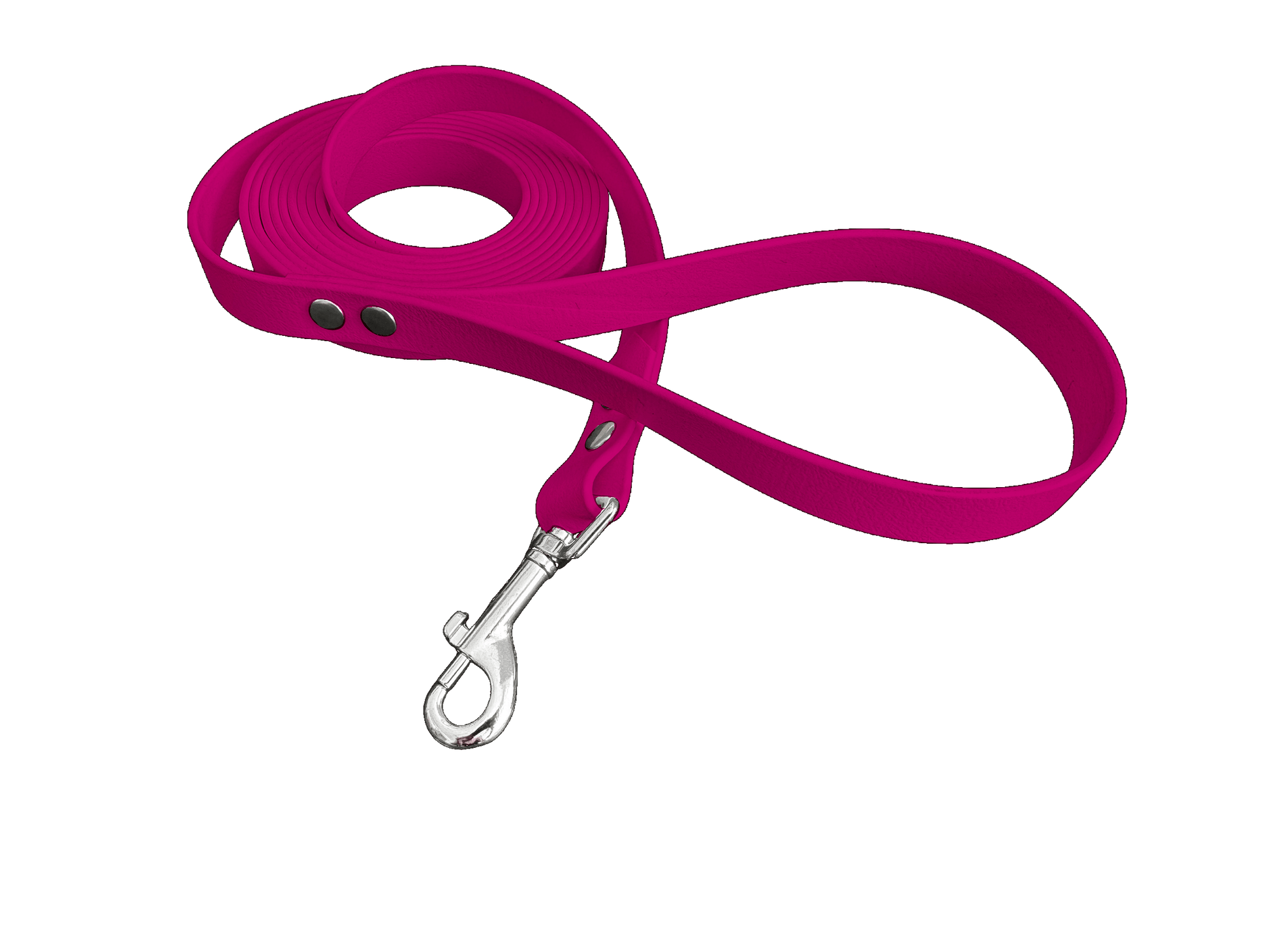 L'atelier du Fourmilier Laisse Framboise Longe en BioThane personnalisable – Largeurs 19 mm ou 25 mm – Longueur au choix jusqu'à 20 mètres