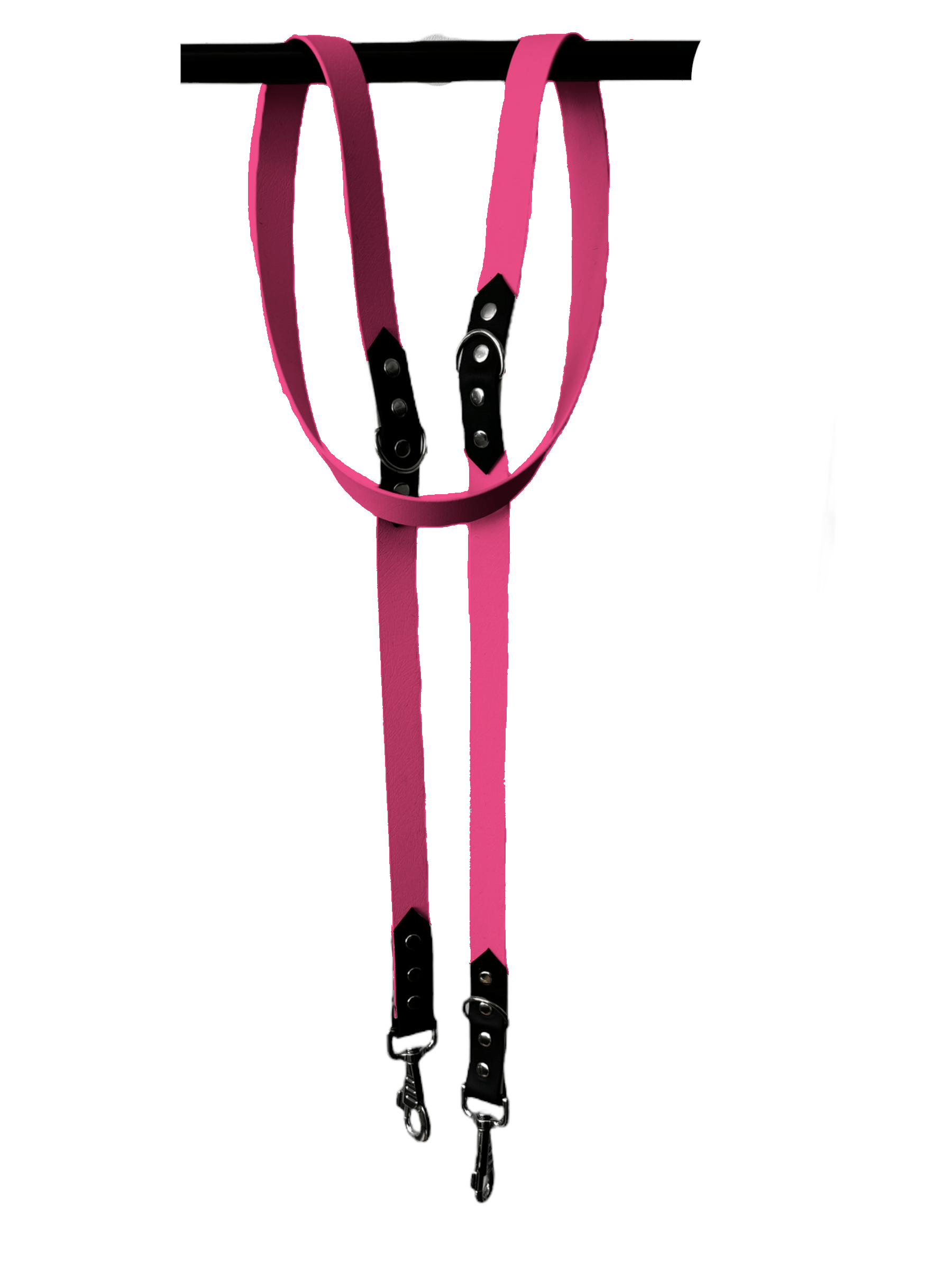 L'atelier du Fourmilier Laisse Fuchsia Laisse Réglable 3 Positions