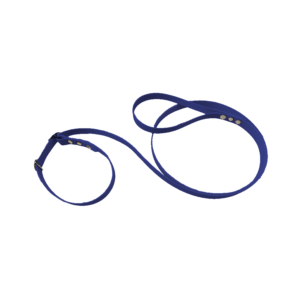 L'atelier du Fourmilier Laisse martingale Bleu Marine Laisse martingale en BioThane – Largeurs 19 mm ou 25 mm