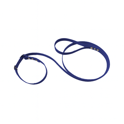L'atelier du Fourmilier Laisse martingale Bleu Marine Laisse martingale en BioThane – Largeurs 19 mm ou 25 mm