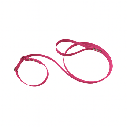 L'atelier du Fourmilier Laisse martingale Fuchsia Laisse martingale en BioThane – Largeurs 19 mm ou 25 mm