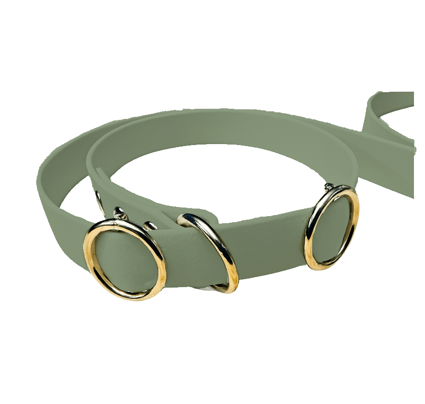 L'atelier du Fourmilier Laisse martingale Laisse martingale en BioThane – Largeurs 19 mm ou 25 mm