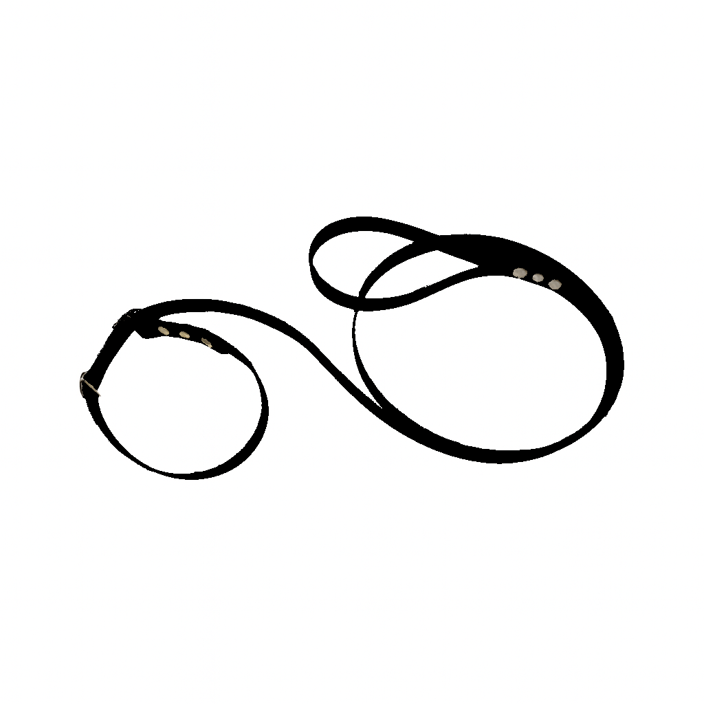 L'atelier du Fourmilier Laisse martingale Noir Laisse martingale en BioThane – Largeurs 19 mm ou 25 mm