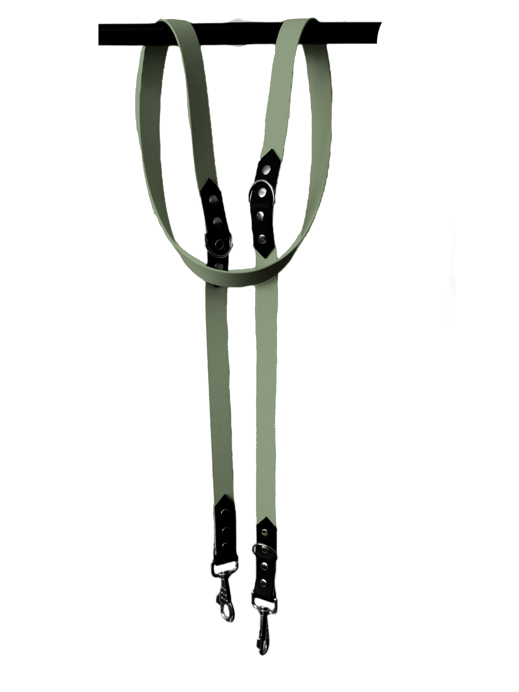 L'atelier du Fourmilier Laisse Menthe Laisse Réglable 3 Positions