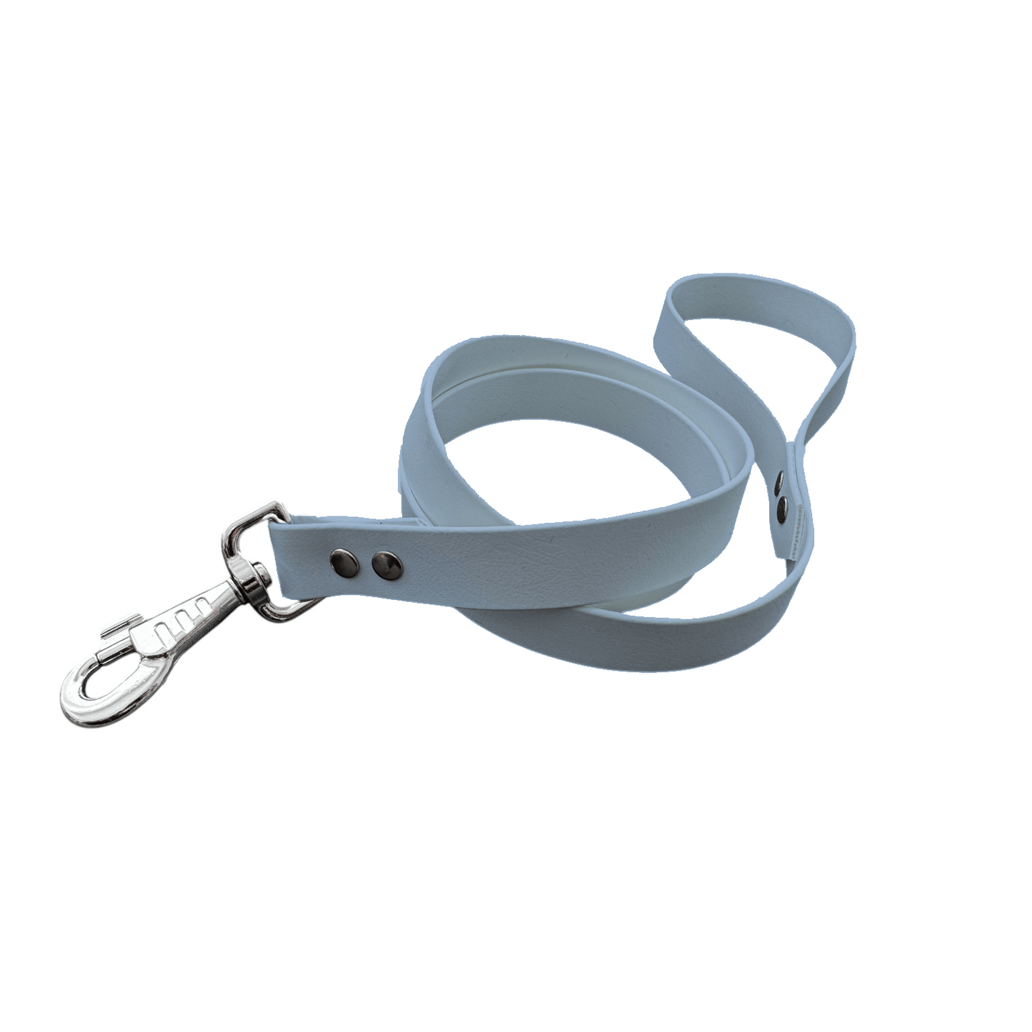 L'atelier du Fourmilier laisse personnalisable Bleu Polaire / 19 mm Laisse personnalisable, coloris et largeur au choix