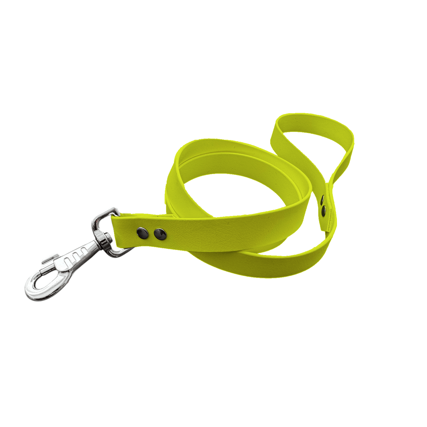 L'atelier du Fourmilier laisse personnalisable Jaune Fluo / 19 mm Laisse personnalisable, coloris et largeur au choix