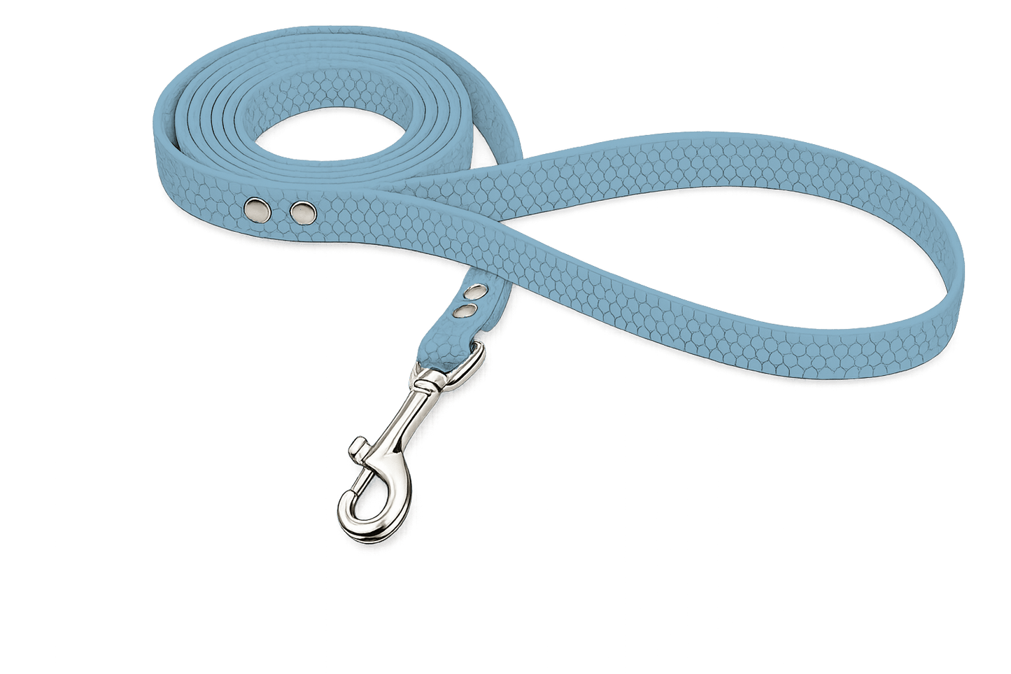 L'atelier du Fourmilier Longe 20 mm / Hexa Bleu froid Longe HEXA personnalisable – 20 mm ou 25 mm – Longueur au choix jusqu’à 20 m