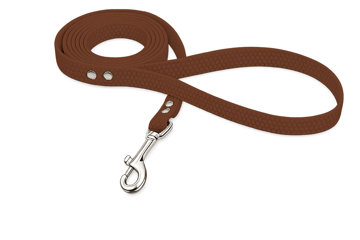 L'atelier du Fourmilier Longe 20 mm / Hexa Marron foncé Longe HEXA personnalisable – 20 mm ou 25 mm – Longueur au choix jusqu’à 20 m