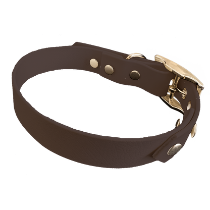 Collier Bicolore en BioThane®  19 mm – coloris personnalisable