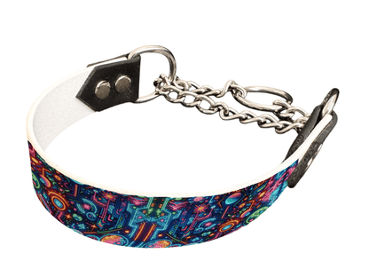 L'atelier du Fourmilier Martingales 117 Martingale pour chien en BioThane® imprimé – Collection pop art– 25mm