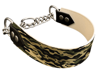 L'atelier du Fourmilier Martingales 12 martingale pour chien en BioThane® imprimé – Collection camouflage– 38mm