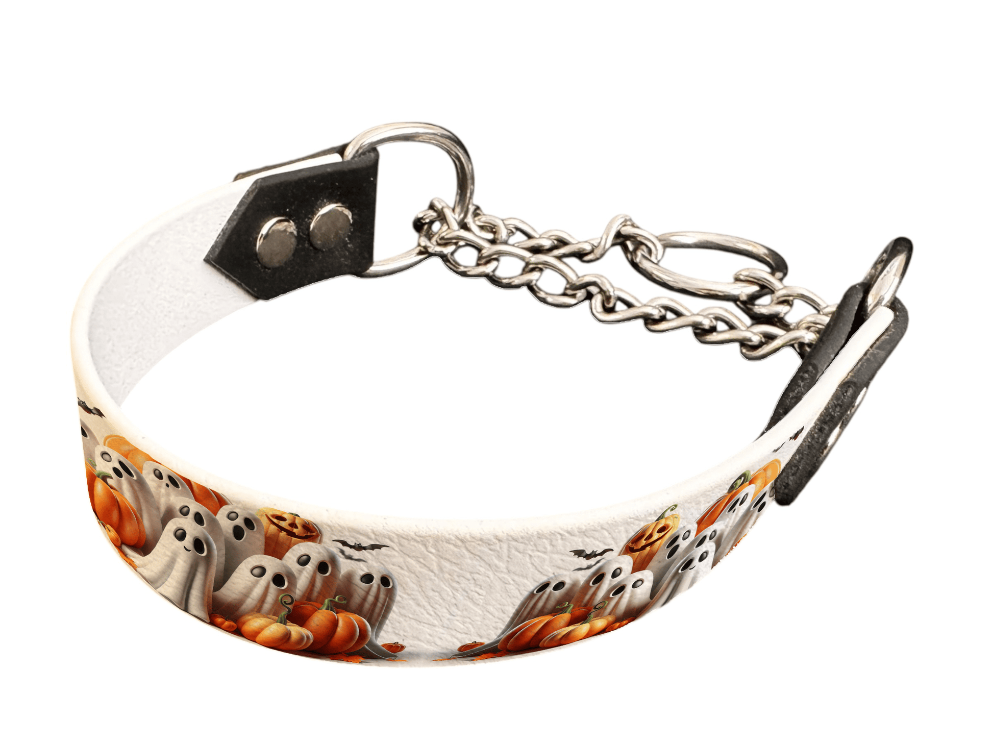 L'atelier du Fourmilier Martingales 133 Martingale pour chien en BioThane® imprimé – Collection Halloween– 25mm