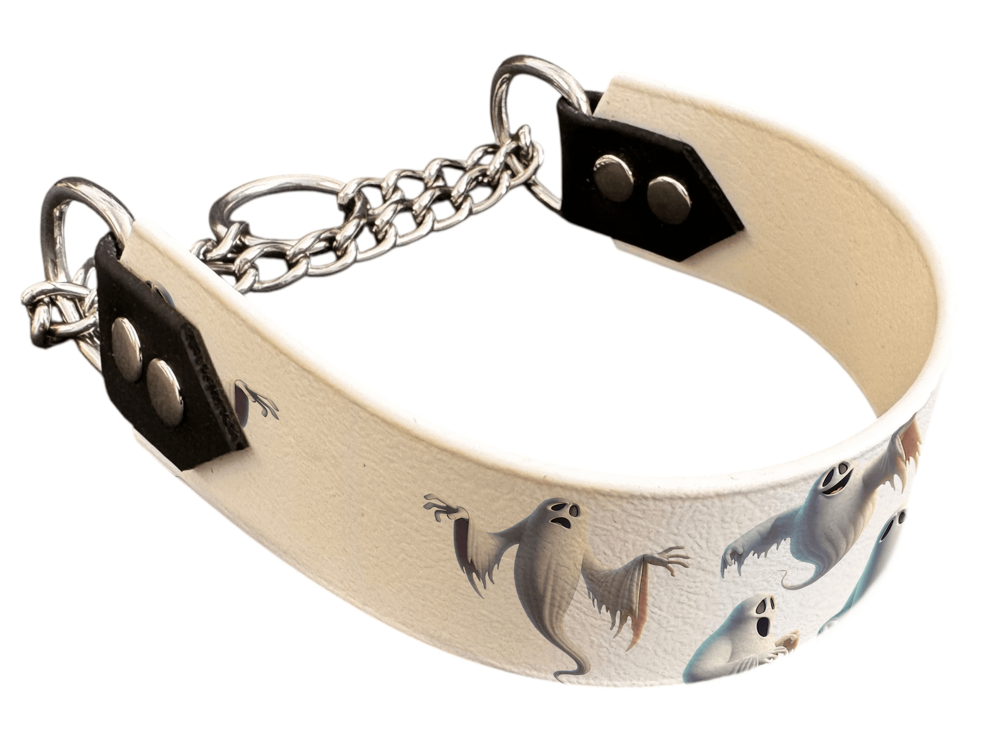 L'atelier du Fourmilier Martingales 137 Martingale pour chien en BioThane® imprimé – Collection Halloween– 38mm