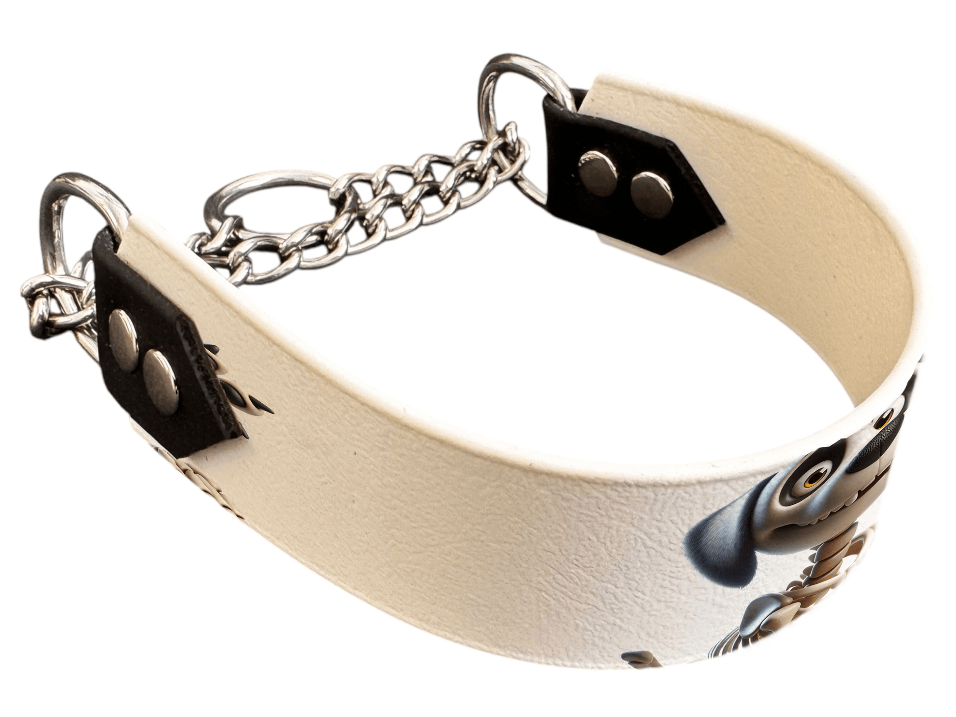 L'atelier du Fourmilier Martingales 138 Martingale pour chien en BioThane® imprimé – Collection Halloween– 38mm