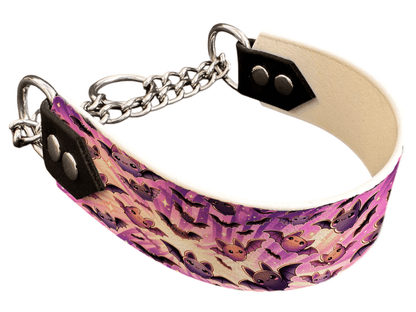 L'atelier du Fourmilier Martingales 141 Martingale pour chien en BioThane® imprimé – Collection Halloween– 38mm