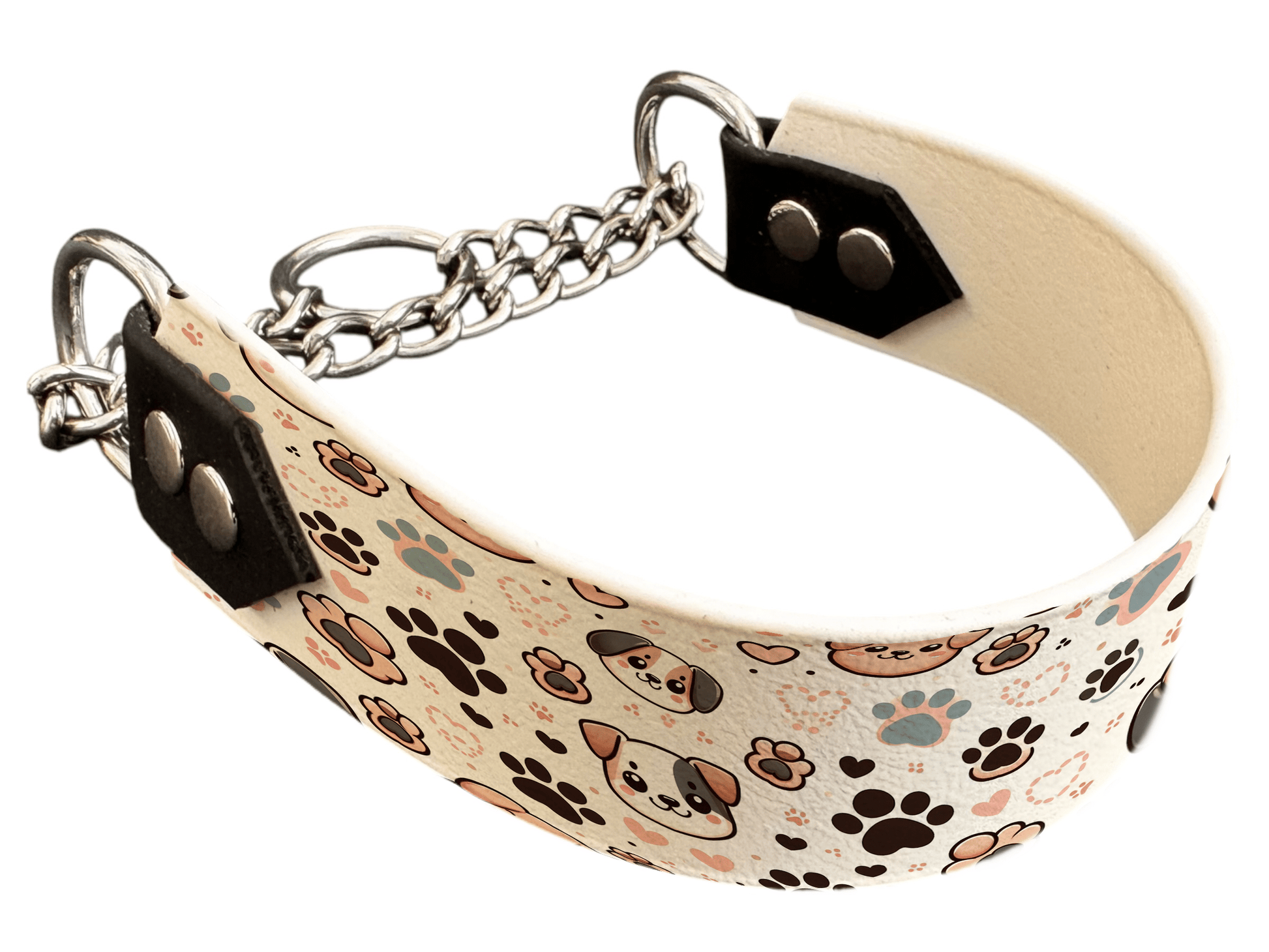 L'atelier du Fourmilier Martingales 16 Martingale pour chien en BioThane® imprimé – Collection chiens– 38mm