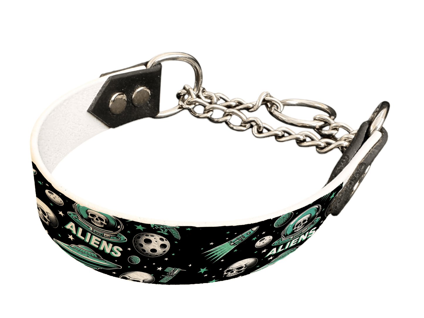 L'atelier du Fourmilier Martingales 167 Martingale pour chien en BioThane® imprimé – Collection pop art– 25mm