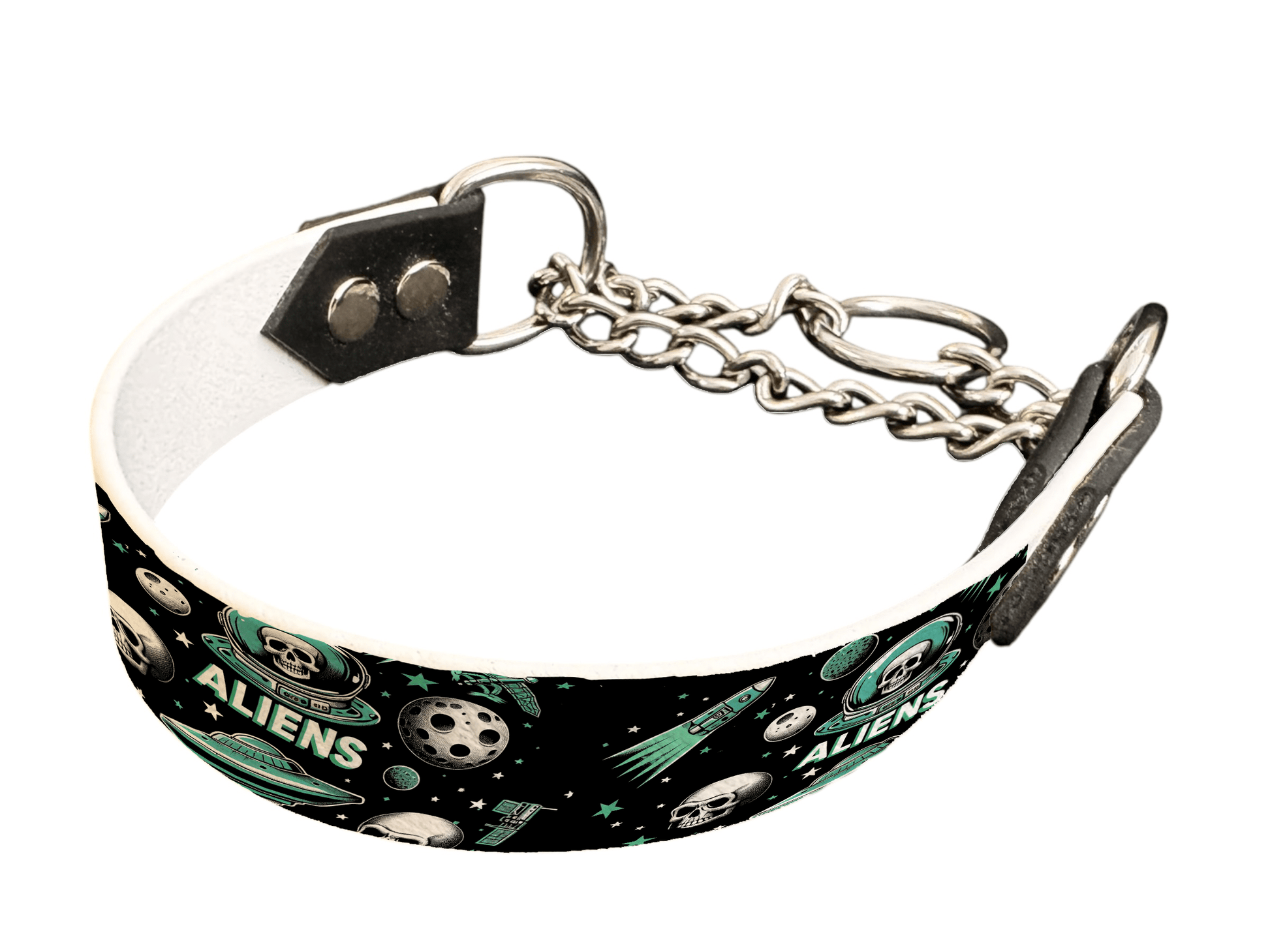 L'atelier du Fourmilier Martingales 167 Martingale pour chien en BioThane® imprimé – Collection pop art– 25mm