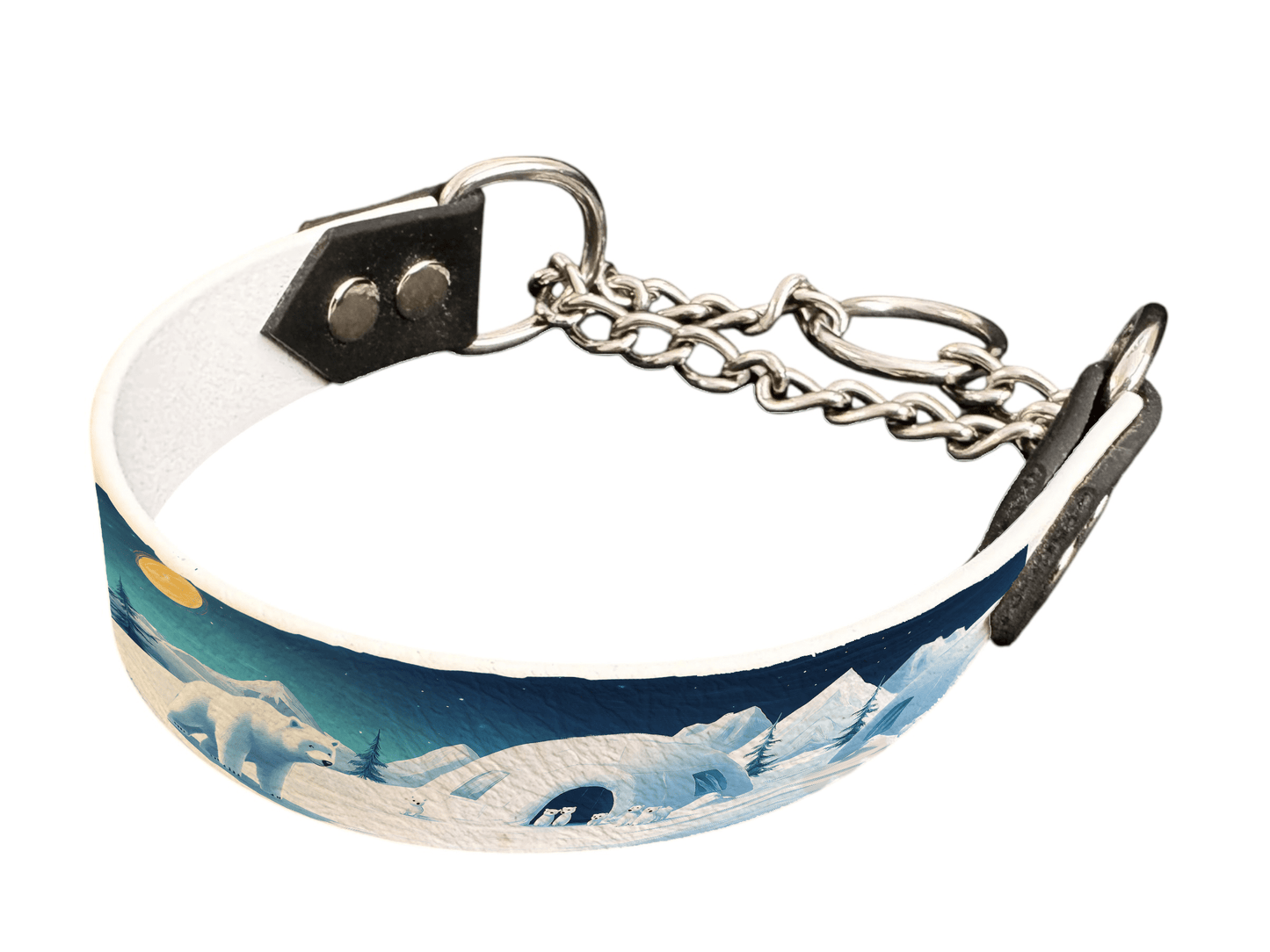 L'atelier du Fourmilier Martingales 176 Martingale pour chien en BioThane® imprimé – Collection animaux sauvages– 25mm