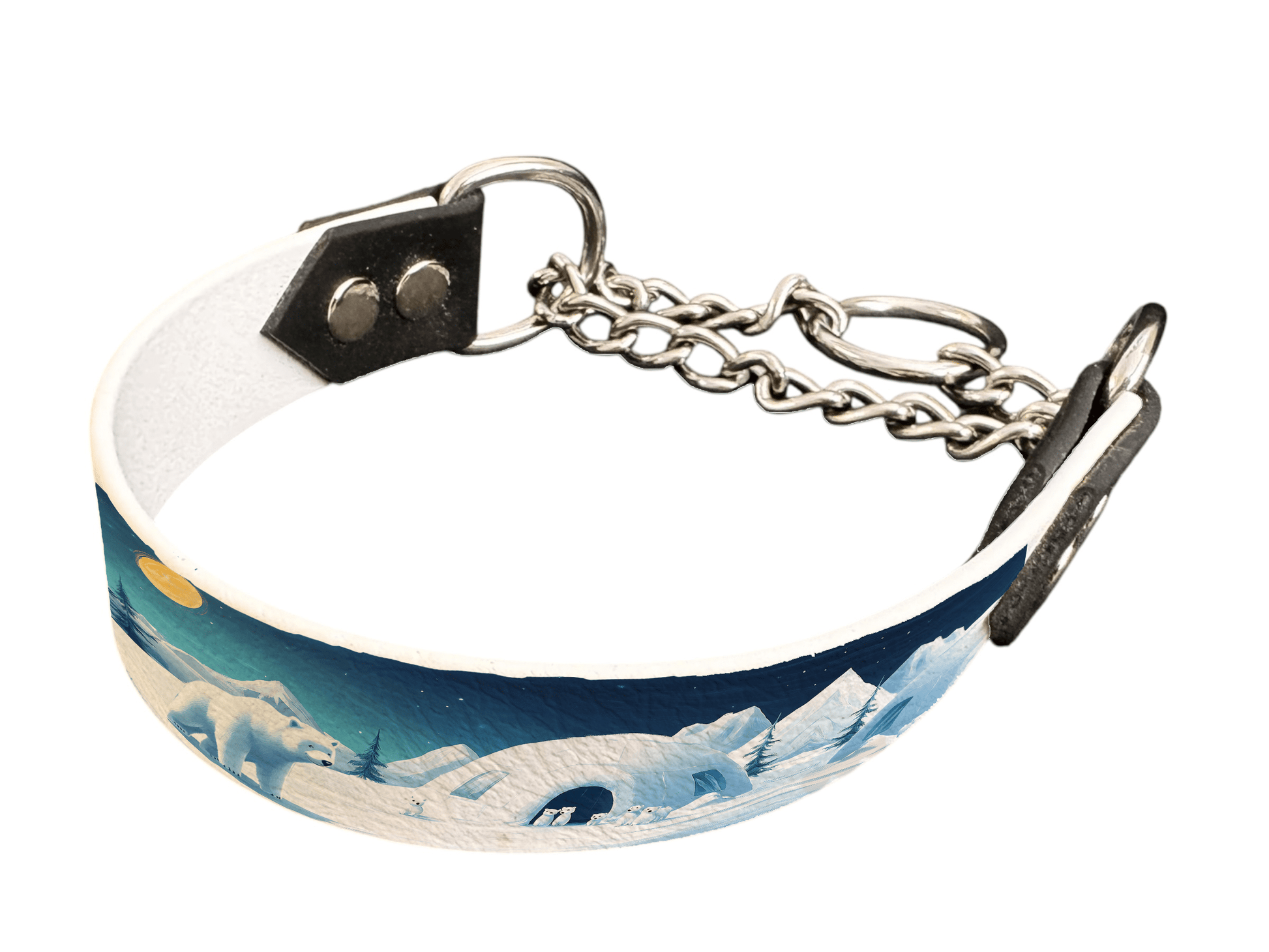 L'atelier du Fourmilier Martingales 176 Martingale pour chien en BioThane® imprimé – Collection animaux sauvages– 25mm