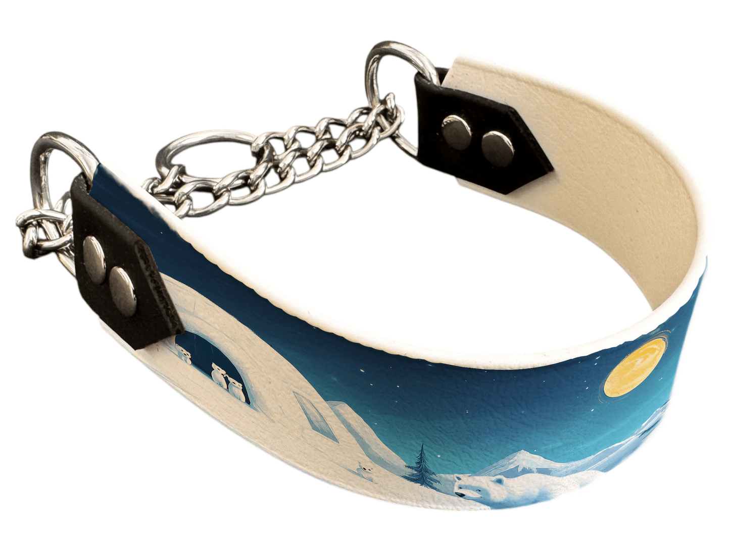 L'atelier du Fourmilier Martingales 176 Martingale pour chien en BioThane® imprimé – Collection animaux sauvages– 38mm