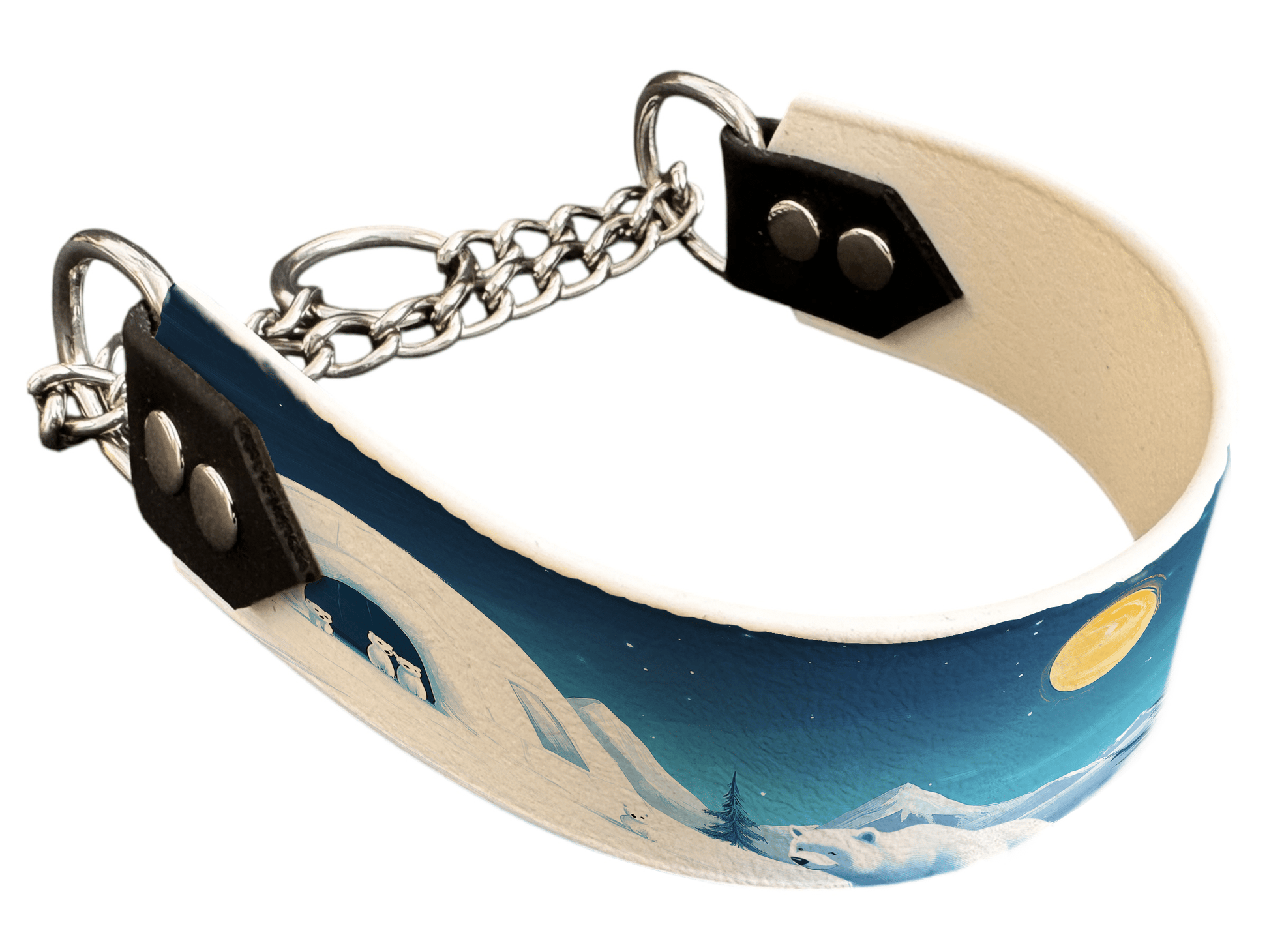 L'atelier du Fourmilier Martingales 176 Martingale pour chien en BioThane® imprimé – Collection animaux sauvages– 38mm