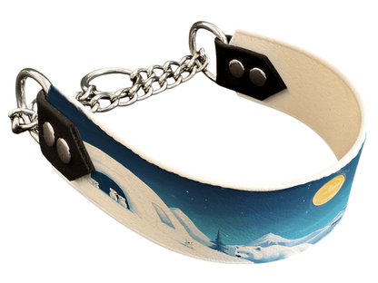 L'atelier du Fourmilier Martingales 176 Martingale pour chien en BioThane® imprimé – Collection animaux sauvages– 38mm