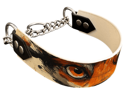 L'atelier du Fourmilier Martingales 181 Martingale pour chien en BioThane® imprimé – Collection animaux sauvages– 38mm