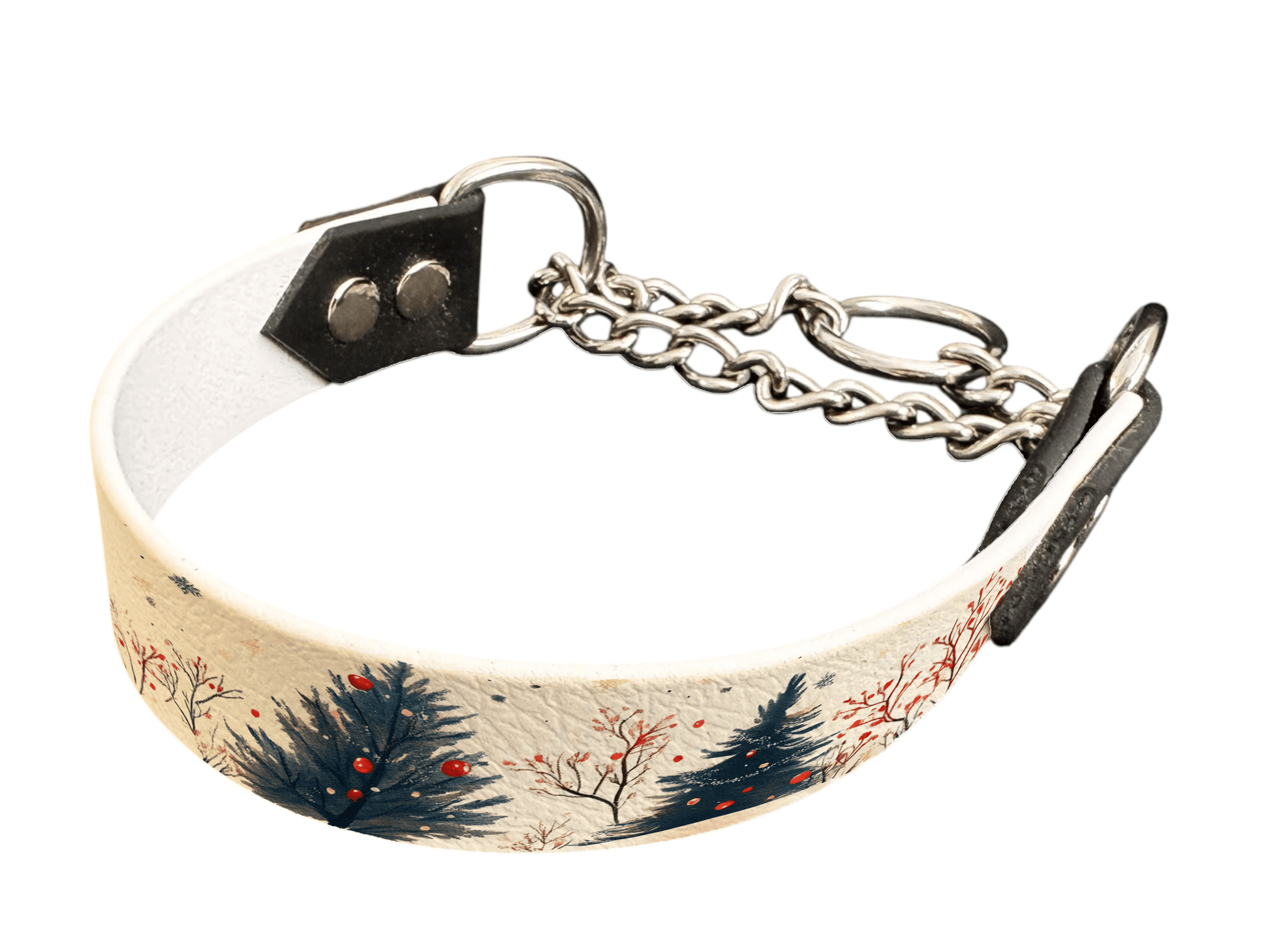 L'atelier du Fourmilier Martingales 186 Martingale pour chien en BioThane® imprimé – Collection paysage– 25mm