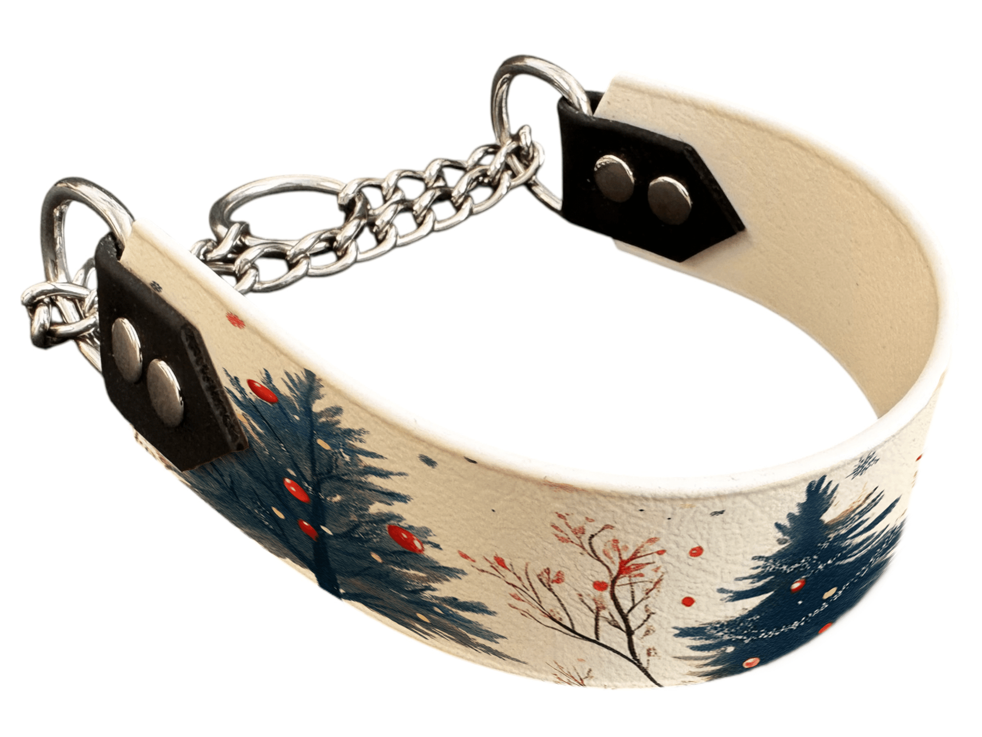 L'atelier du Fourmilier Martingales 186 Martingale pour chien en BioThane® imprimé – Collection paysage– 38mm